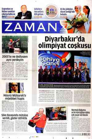Zaman Gazetesi 3 Haziran 2012 kapağı