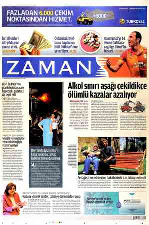 Zaman Gazetesi 21 Ağustos 2012 kapağı