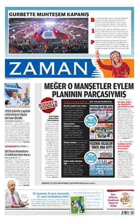  22 HAZİRAN 2014 PAZAR WWW.ZAMAN.COMTR 90 Kr Tüten La İl il FOTOĞRAF: ZAMAN, TURGUT ENGİN Abant'ın 2. gününde gazeteci Yavuz