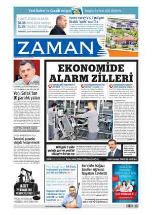 Zaman Gazetesi 1 Nisan 2015 kapağı
