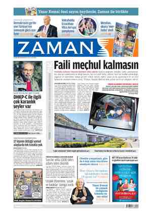 Zaman Gazetesi 6 Nisan 2015 kapağı