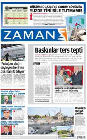 Zaman Gazetesi 24 Mayıs 2015 kapağı