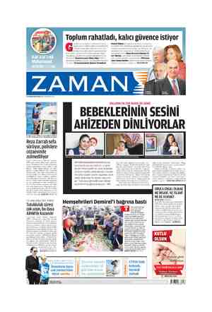 Zaman Gazetesi 21 Haziran 2015 kapağı