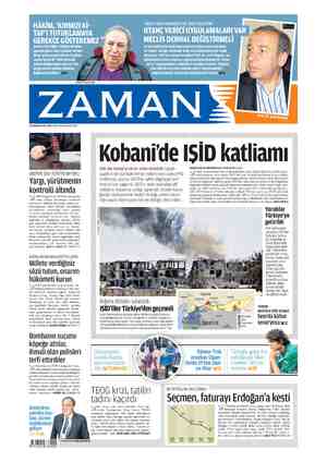 Zaman Gazetesi 26 Haziran 2015 kapağı