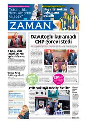 Zaman Gazetesi 18 Ağustos 2015 kapağı